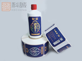 酒瓶燙金標簽貼紙